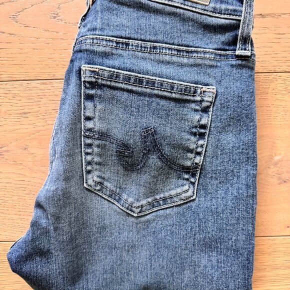 AG High-Rise Skinny, Farrah Ankle, Size 25, LIKE NEW! - Picture 3 of 4